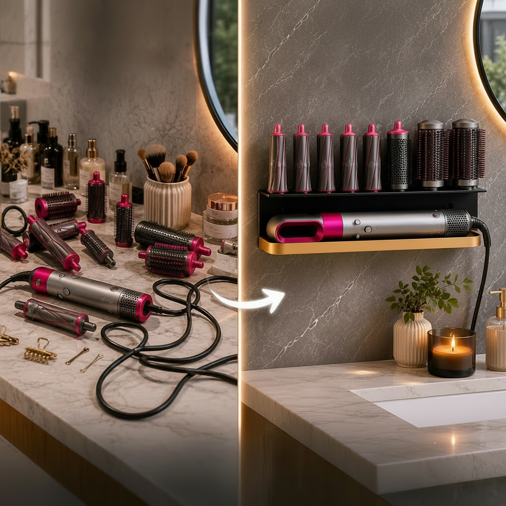 Curling Iron Wall Mount